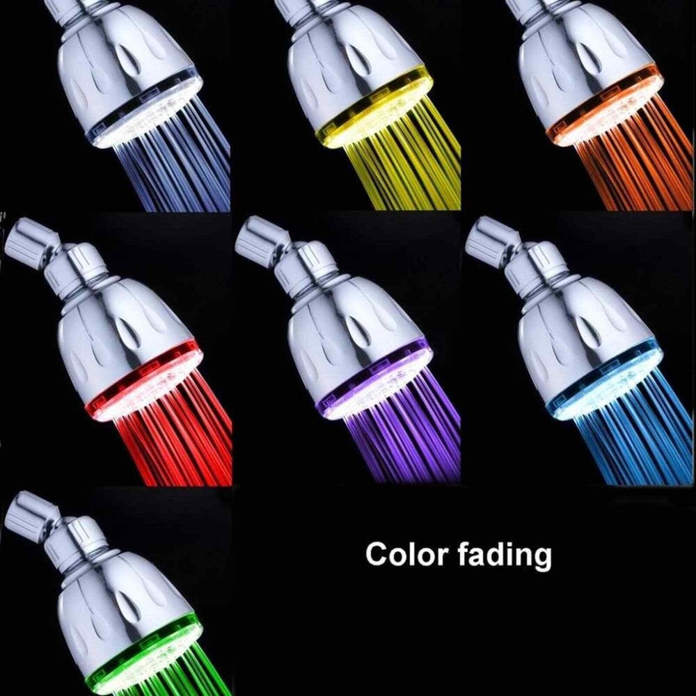NIB COLOR CHANGING LED SHOWER HEAD
