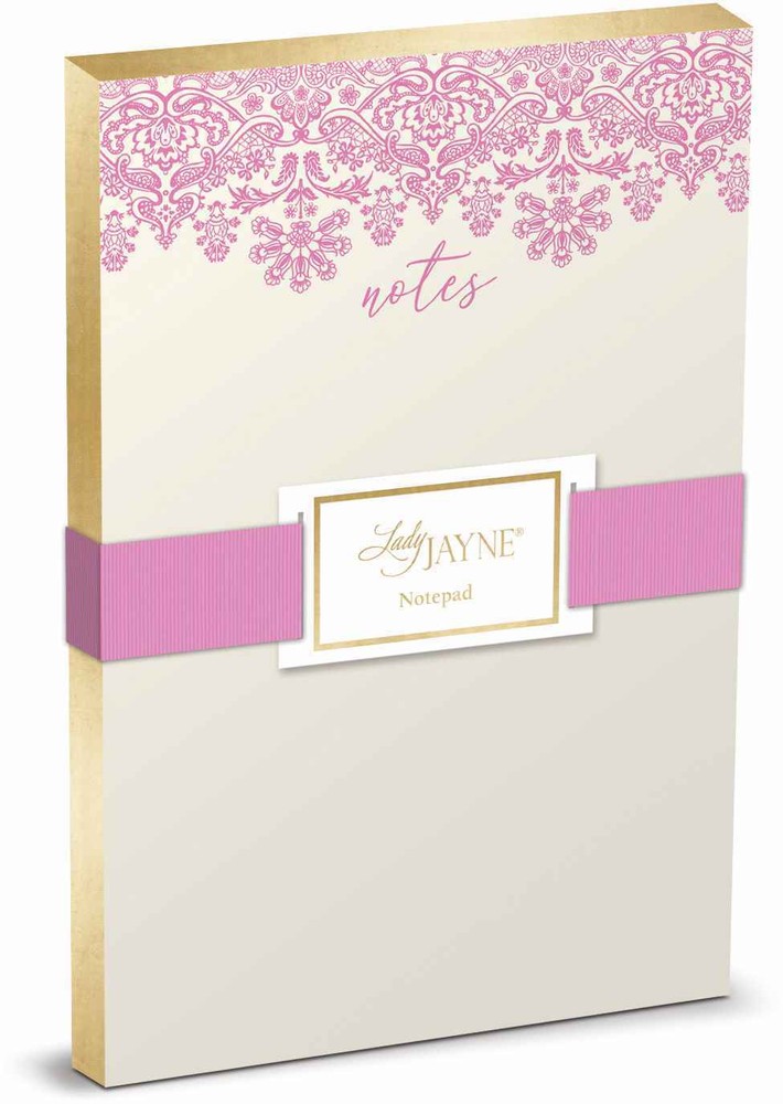 Punch Studio Lady Jayne E4 Prairie Rose 4"x6" Gilded Notepad List - Choose De...