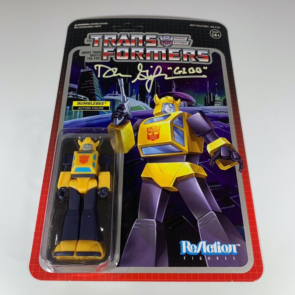 DAN GILVEZAN Signed TRANSFORMERS Bumblebee Action Figure JSA COA