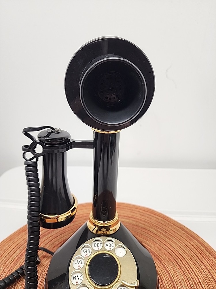 American Telecommunications Corp Candlestick Telephone 1973 Tested Working EUC