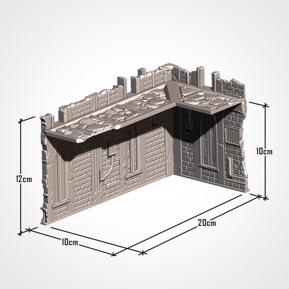 UKTC Cathedral Ruins 40K Terrain Set