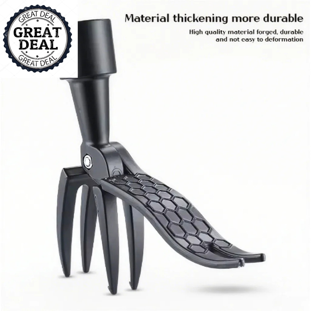 Weed Puller Claw Manual Weeding Head Garden Digging Shovel Tool Root Remover