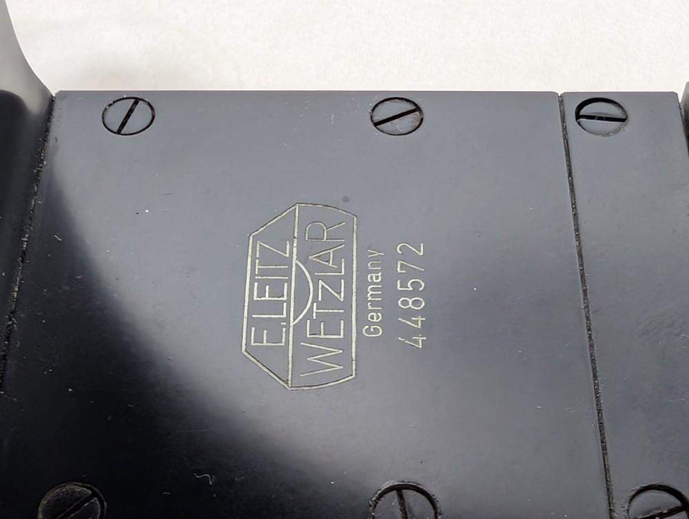 Ernst Leitz Wetzlar Trinocular Microscope 4 Objectives Black