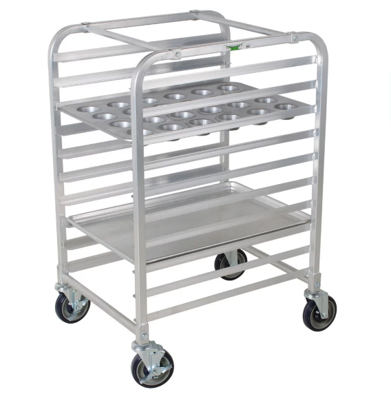 10 Pan End Load Half Height Bun Sheet Pan Rack Baking Bakery Commercial Cupcakes