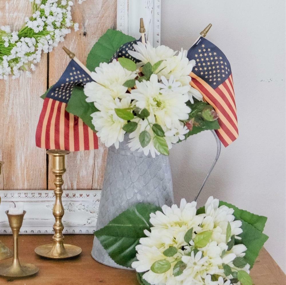 Factory Direct Craft Cream Artificial Gerbera Daisy Bundle