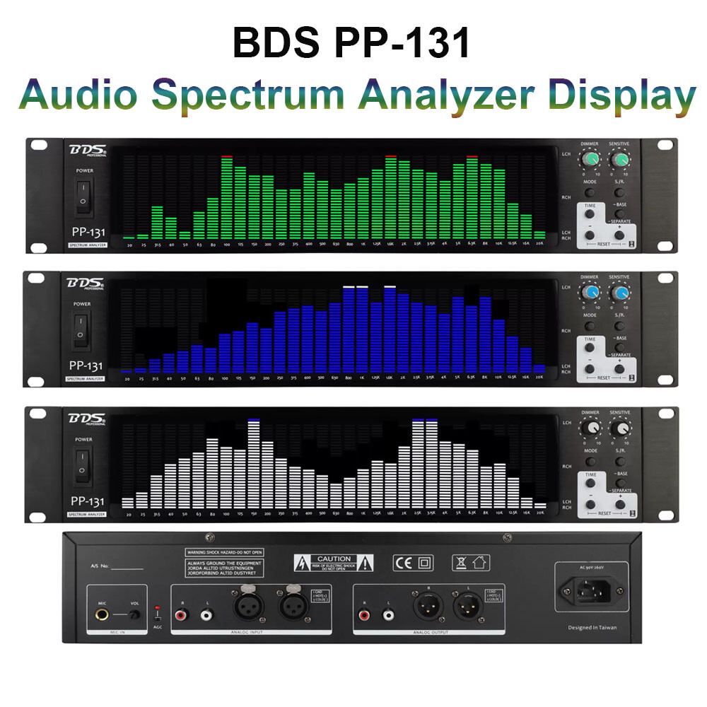 BDS PP-131 Digital Audio Spectrum Analyzer Display Indicator VU Meter 31-Segment