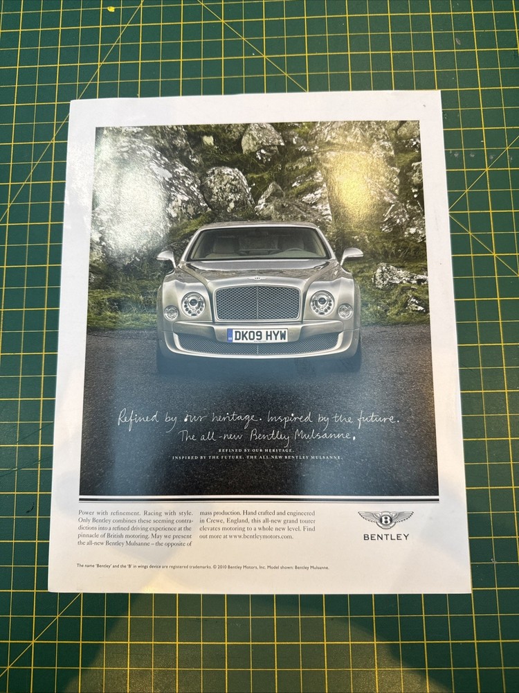 Bentley Mulsanne advert original