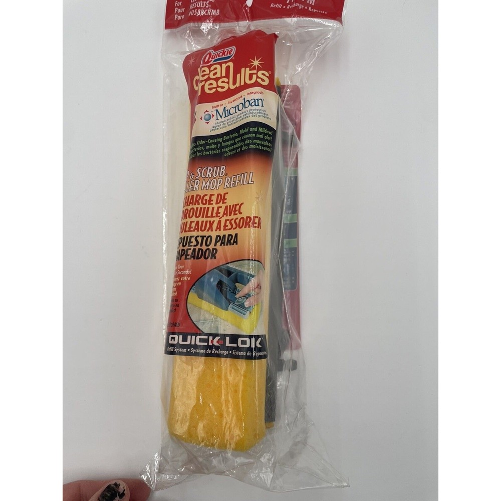 Quickie Clean Results Refill Microban Roller Sponge Mop #058BCRMB Type M