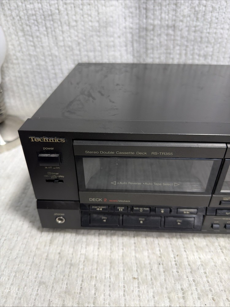 Technics RS-TR355 Double Cassette Player & Recorder Auto Reverse HX PRO -MM9