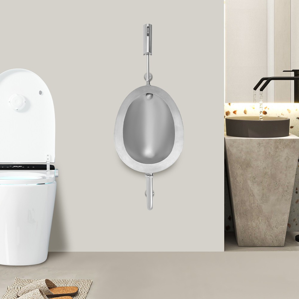Automatic Bathroom Smart Sensor Wall Mount Male Urinal Flush Urinal Flusher