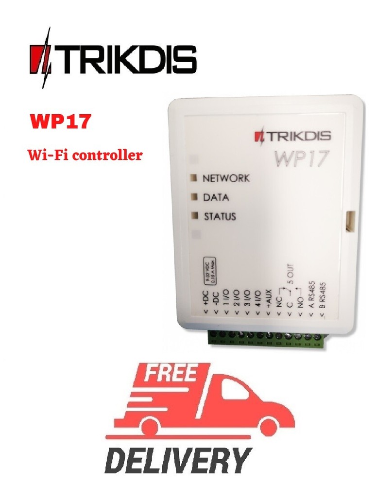 TRIKDIS Wi-Fi controller WP17 Up to 990 users