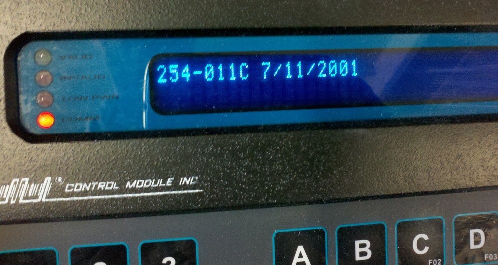 Control Module 2015-T0017 2000 Series CMI SaveTime Time Clock Terminal No Keys