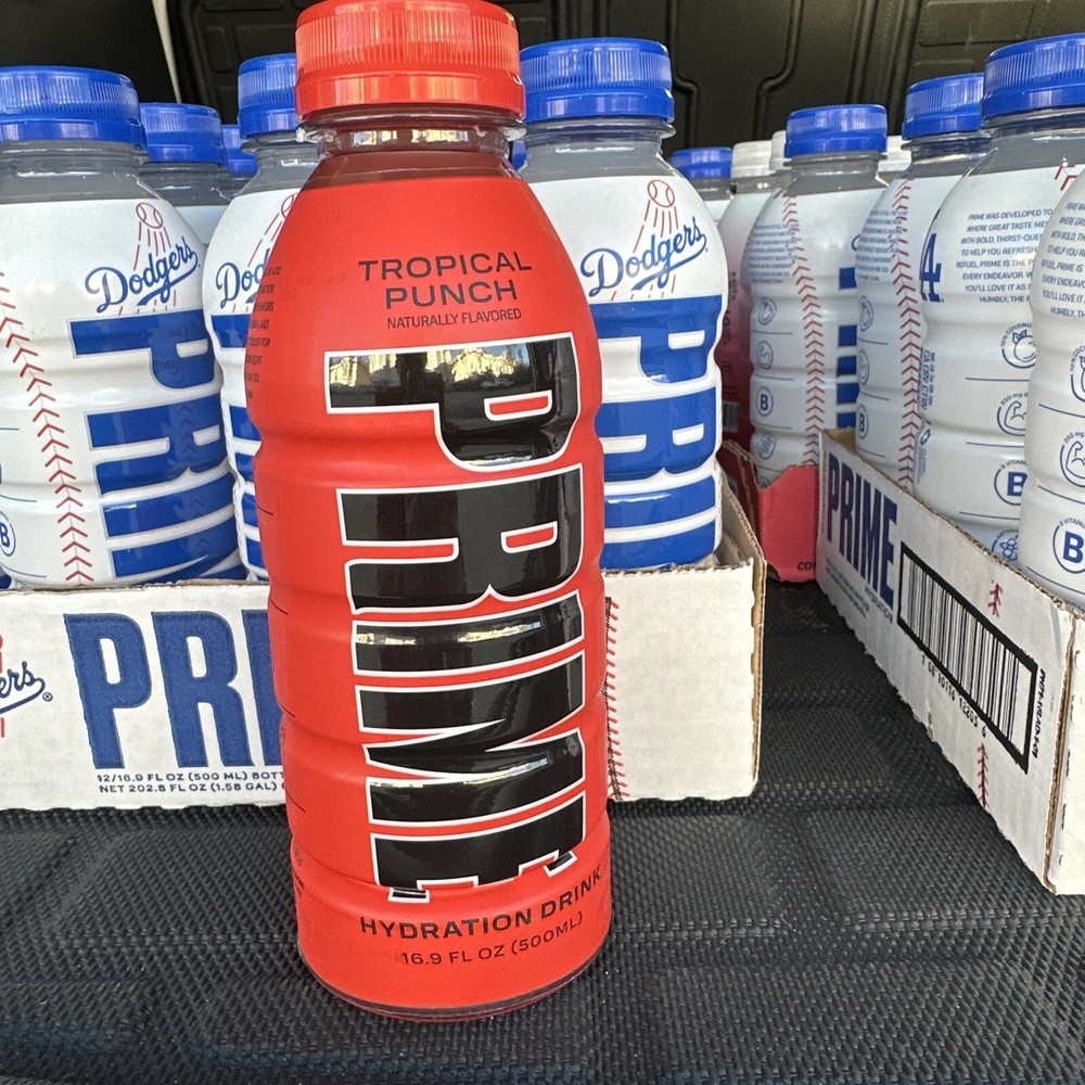 🔥Prime Hydration Drink tropical Punch One Bottle 9/24 Exp 🚀