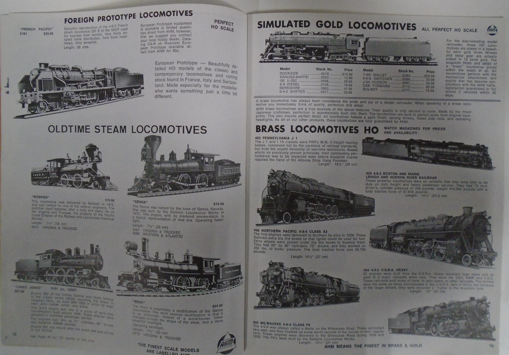 AHM DOES IT AGAIN! AND AGAIN AND AGAIN 1970? CATALOG