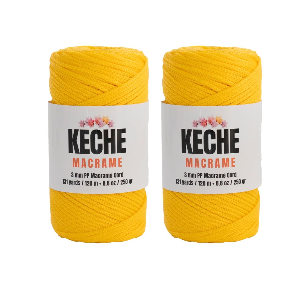 Macrame Cord | Macrame Supplies 3mm Polyester Macrame Rope Yarn for Table Run...