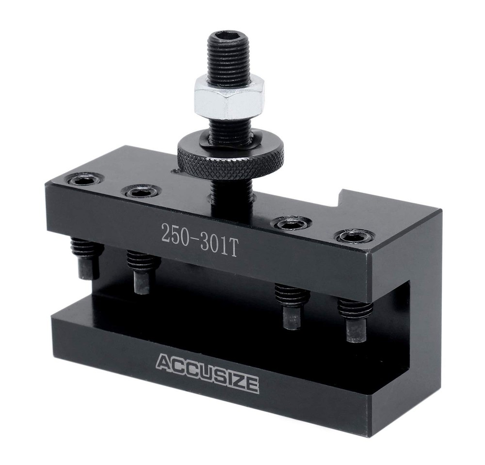 Accusize Industrial Tools Style Cxa Turning and Facing Quick Change Tool Post Ho