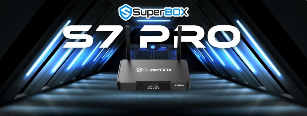NEW RELEASE 2025 SUPERBOX S7 PRO Black Final Version S6 Fast Ship