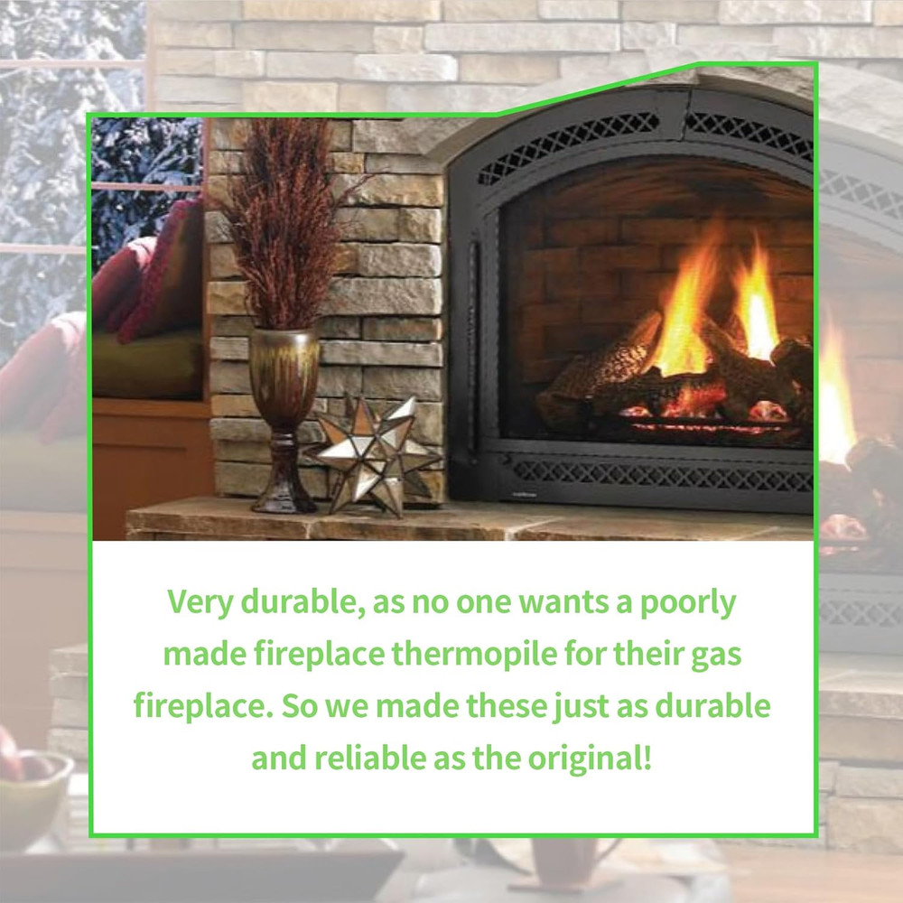 36" Thermopile Generator, 750mV Q313A for Gas Fireplaces & Water Heaters