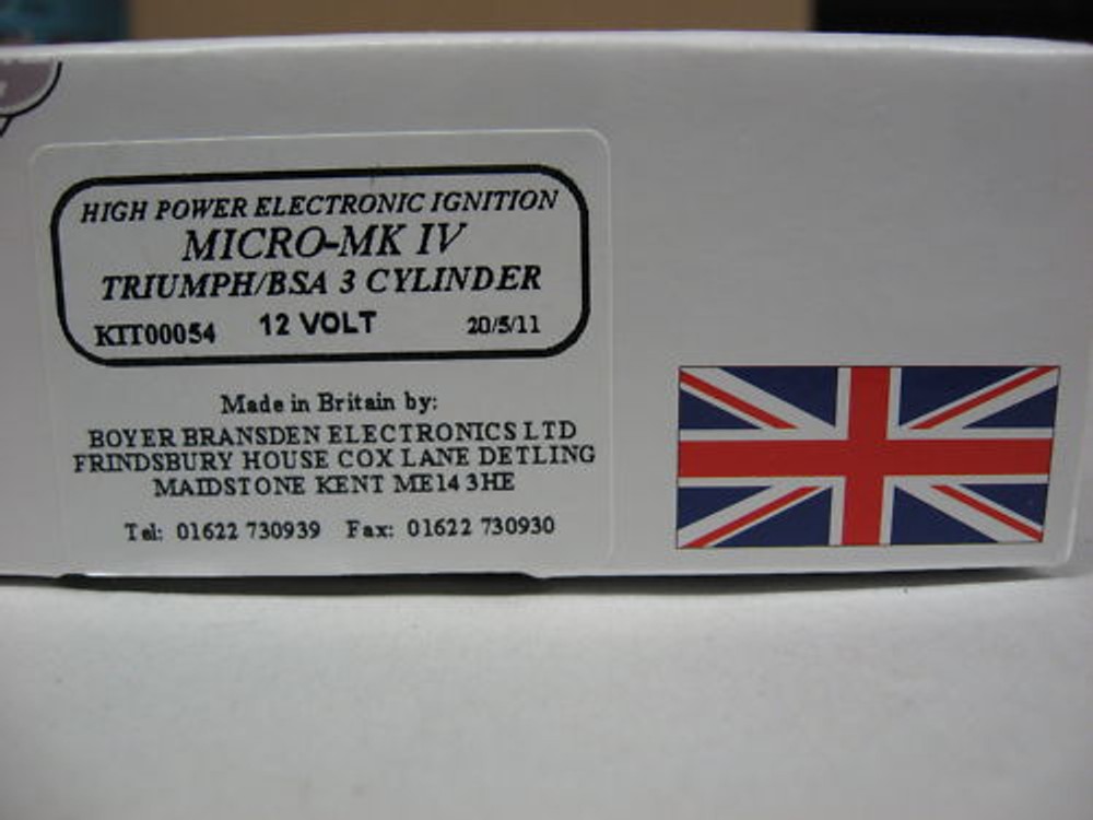 Boyer Electronic Ignition Triumph Trident, BSA Rocket 3