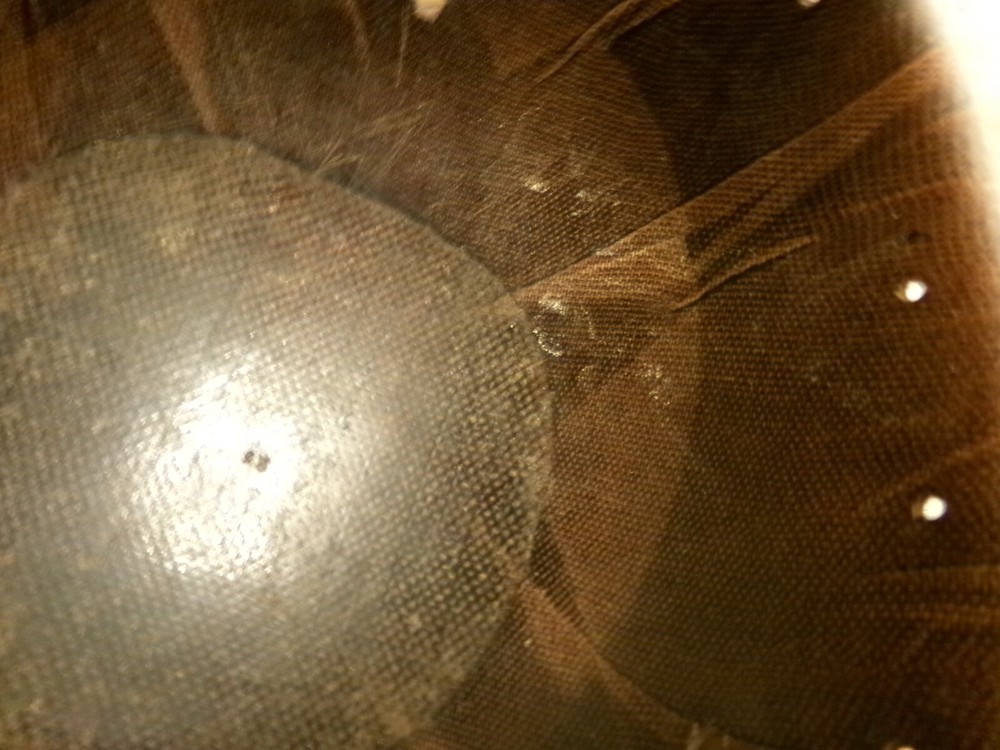Vintage Army Hard Hat Helmet