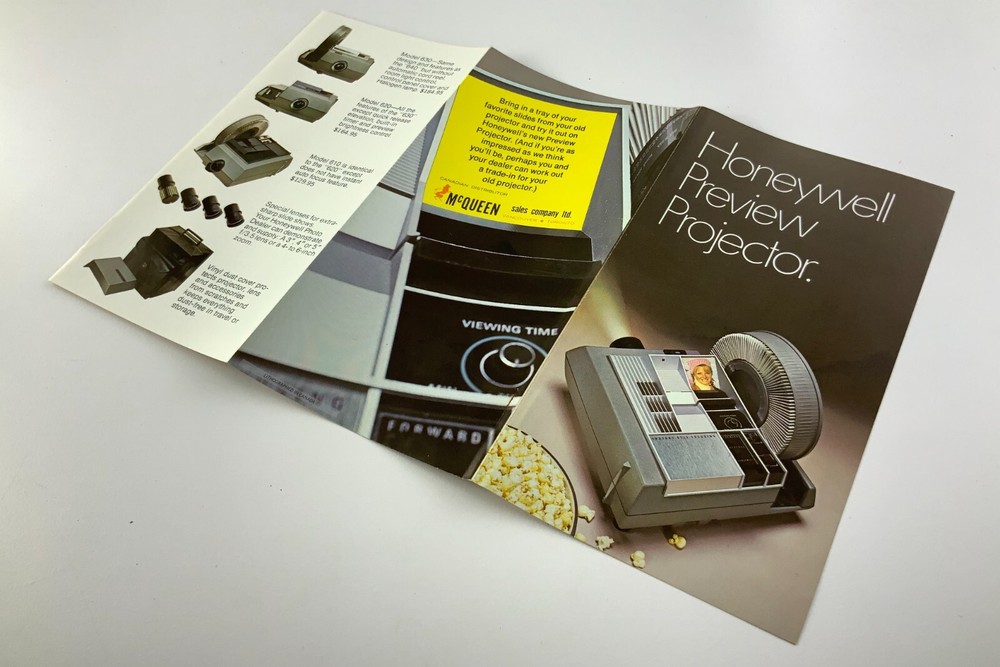 Honeywell Preview Projector McQueen Canada Brochure CC841