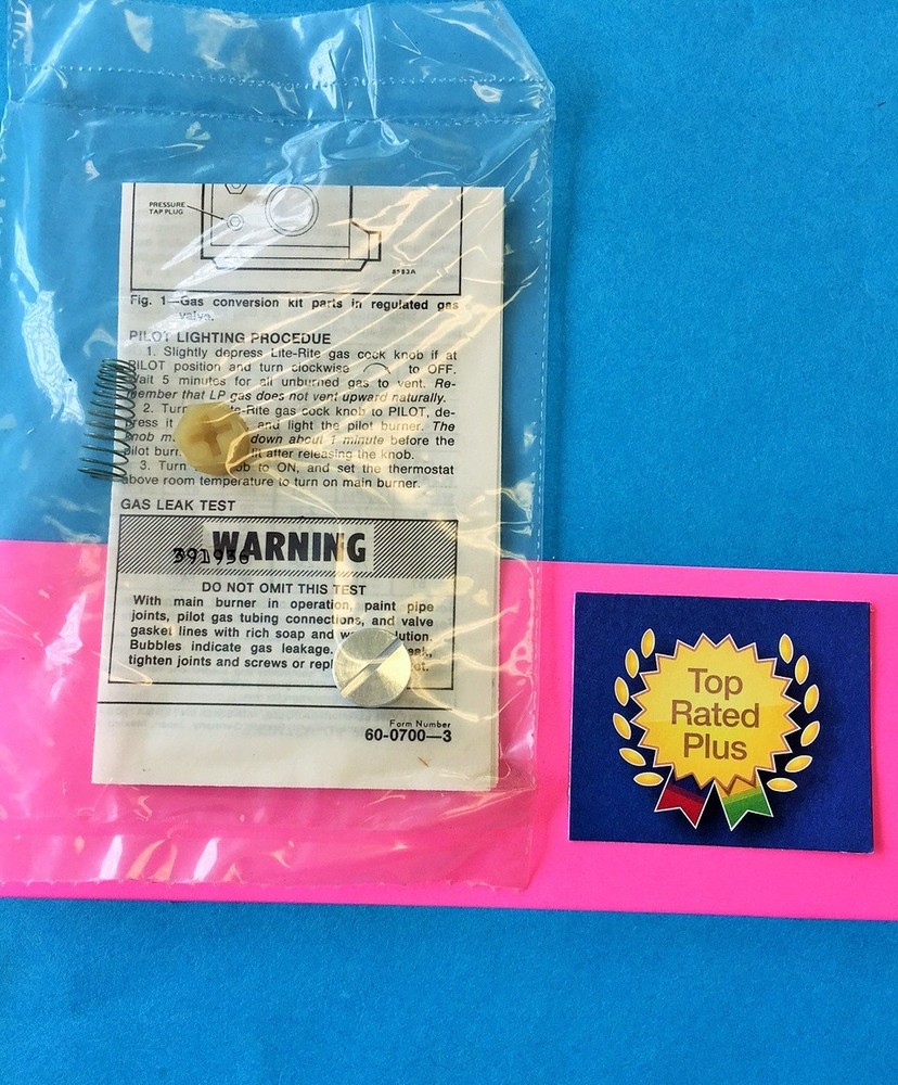 Honeywell 391936  Natural Gas valve Pressure Regulator Conversion Kit