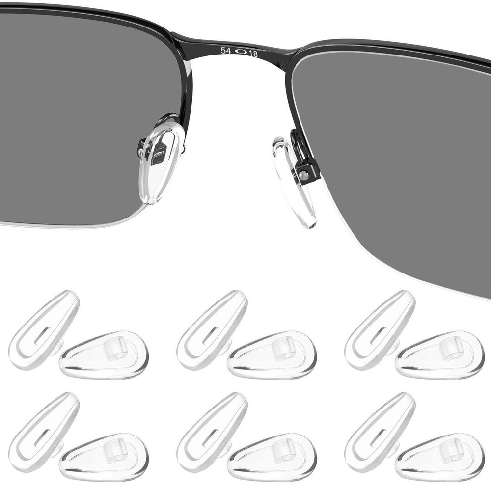 Silicone Replacement Crystal Clear Nose Piece For-Oakley Mileston/ Surface Plate