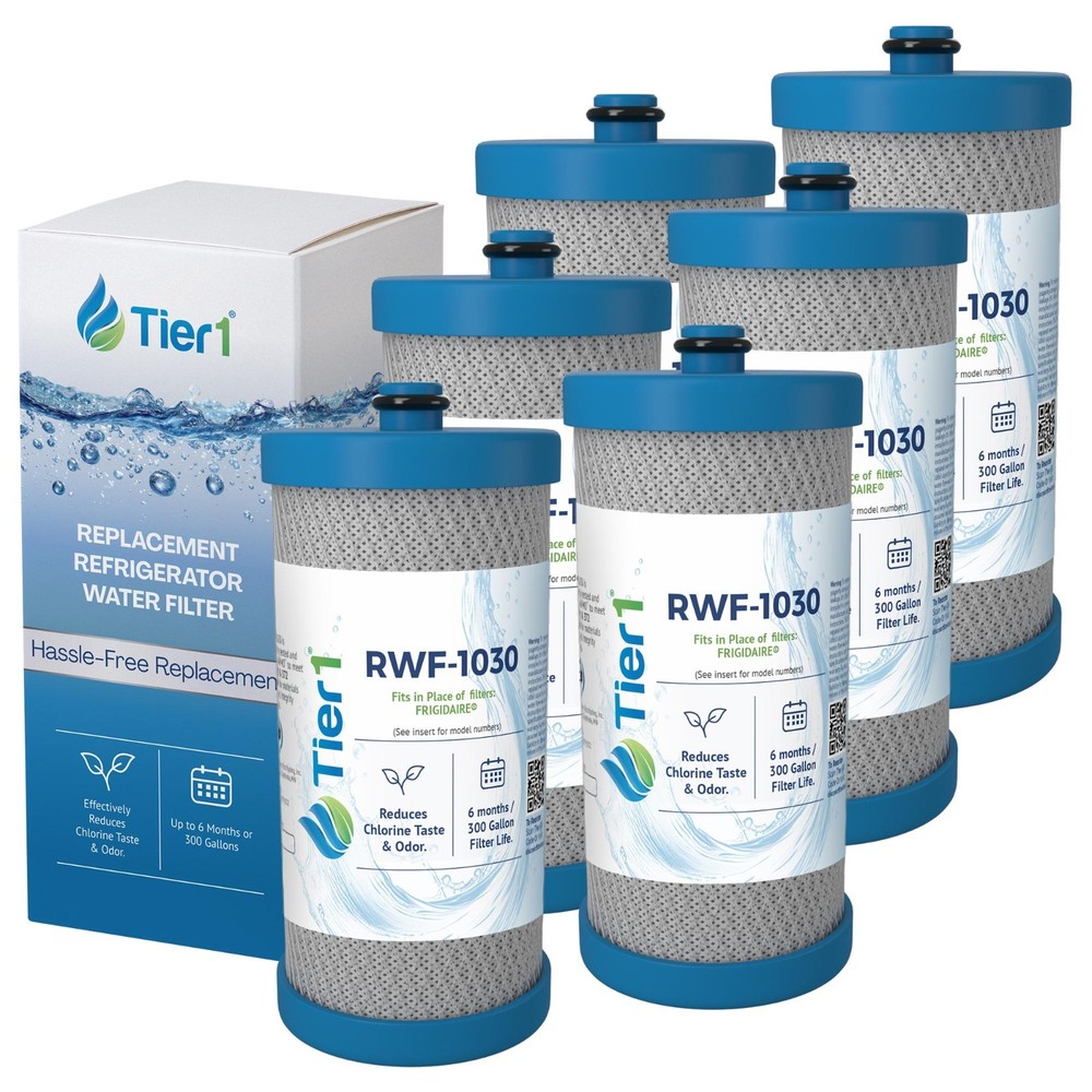 Fits Frigidaire WFCB WF1CB Comparable Tier1 Refrigerator Water Filter 6 Pack