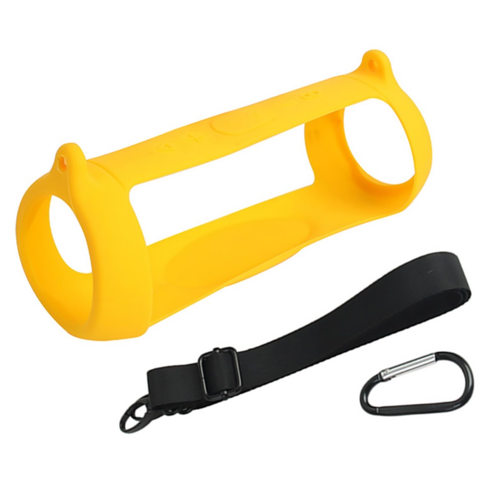Yellow Soft Silicone Cover Protective Case For JBL Charge 5 Bluetooth Speaker