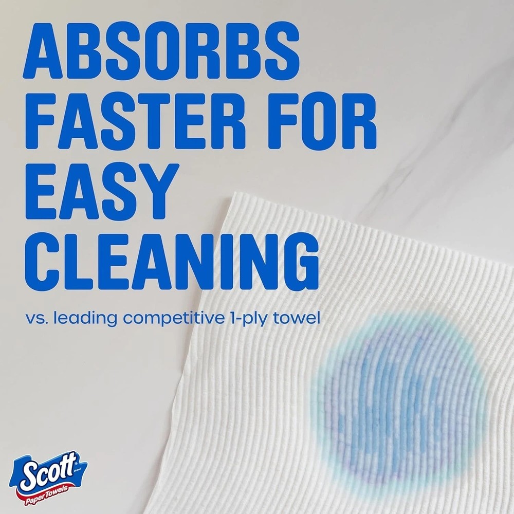Scott Paper Towels, Choose-A-Sheet,(108 Sheets per Roll)