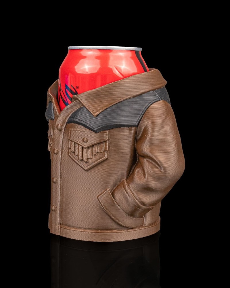 Suede Jacket - Can Holder