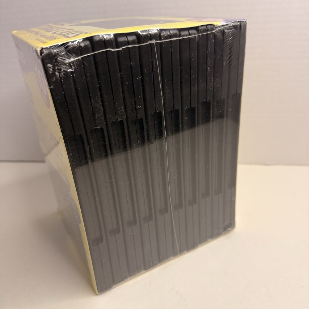 Memorex DVD Storage Cases 10 Pack Black Replacement w/ Software NEW