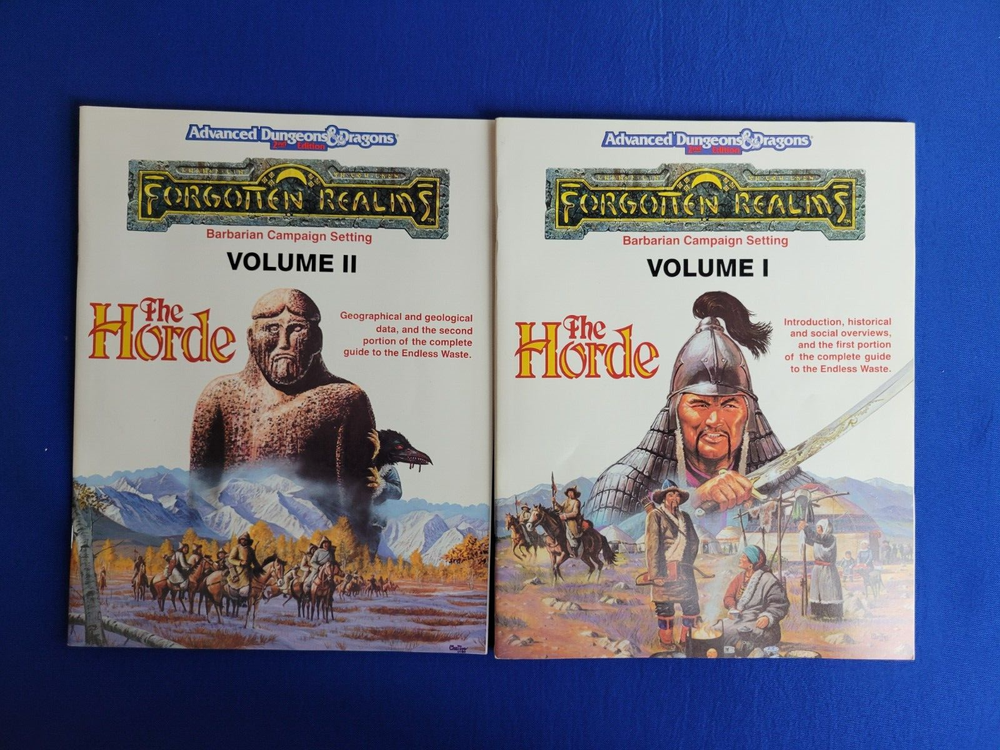 AD&D The Horde: Barbarian Campaign Setting - Forgotten Realms Box Set (Complete)