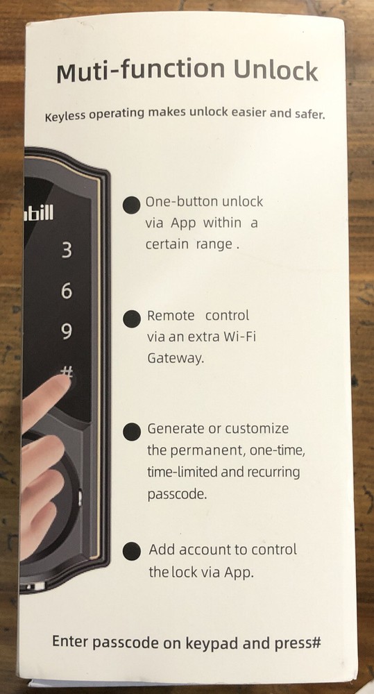 Hornbill Smart Lock HBUS-AM-SIL
