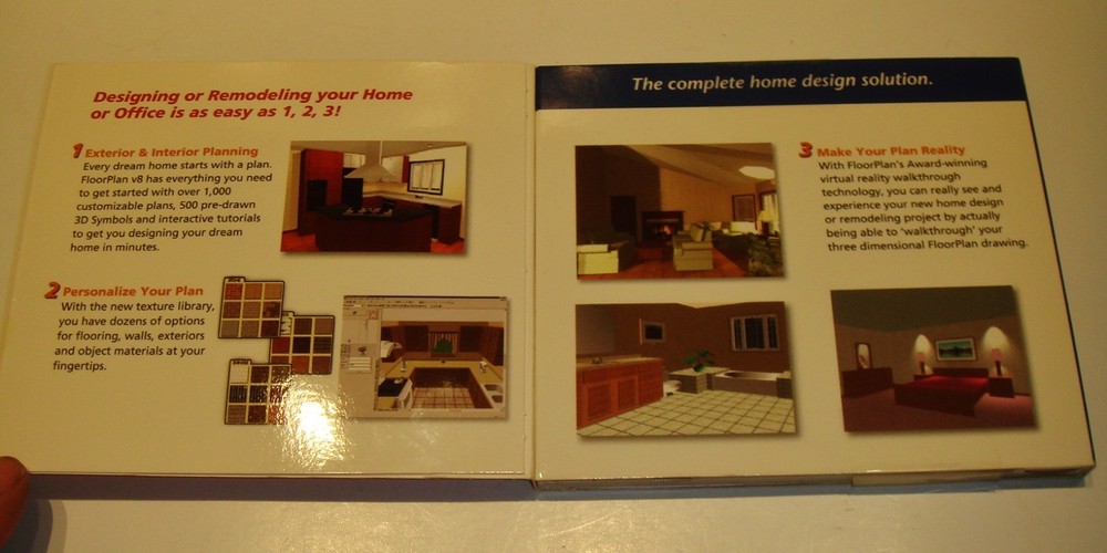 ISMI FLOORPLAN Vers 8 Software Windows PC 3D CAD design floor plan building DIY