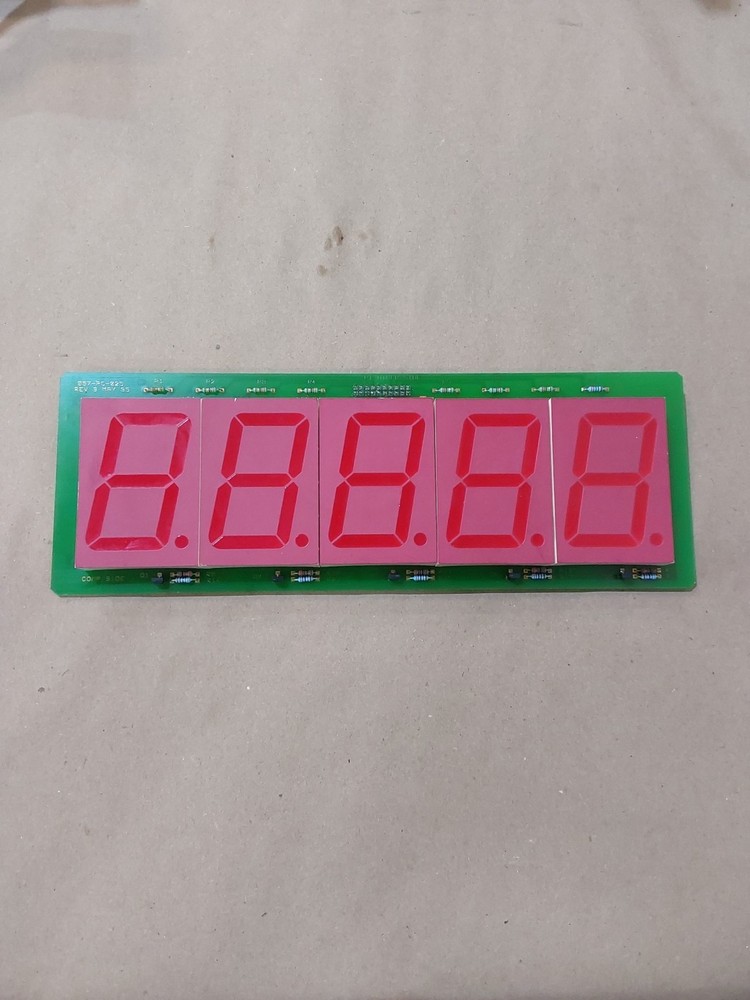 KB. 5 DIGIT DIGITAL LED DISPLAY BOARD...057-PC-025 REV 3