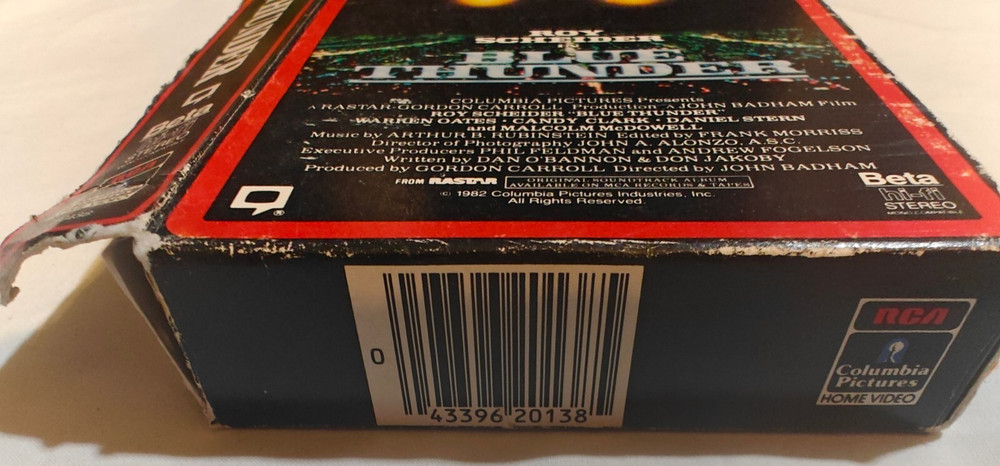 Blue Thunder (Betamax, 1985)