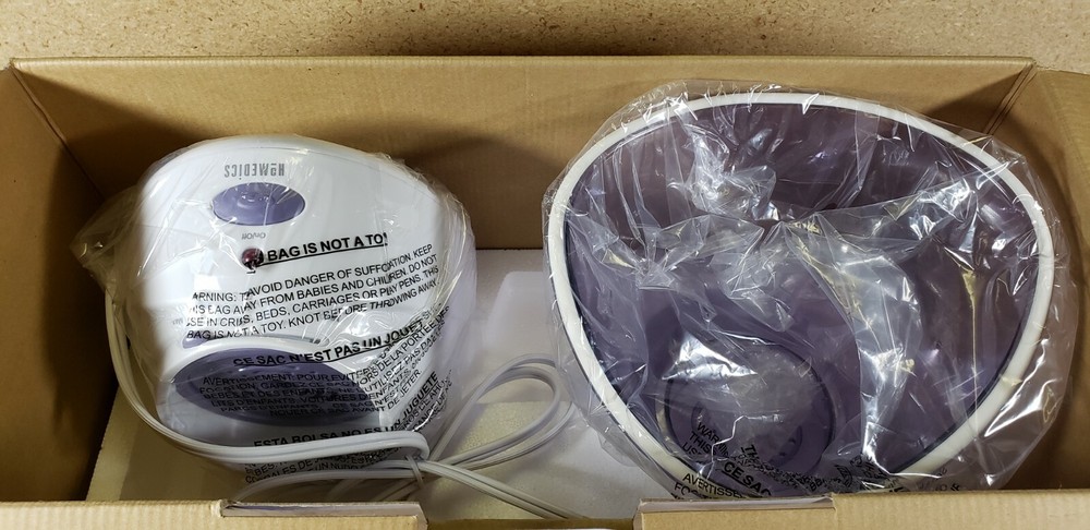 Homedics Complete Spa - Total System for face, hands, feet bath - New Open Box