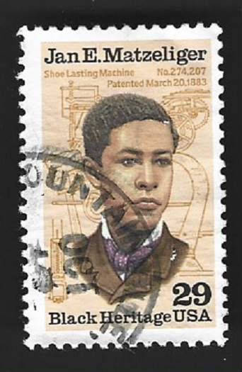 Scott# 2567 29c Jan E. Matzeliger - Black Heritage with CDS cancel - (A-1)