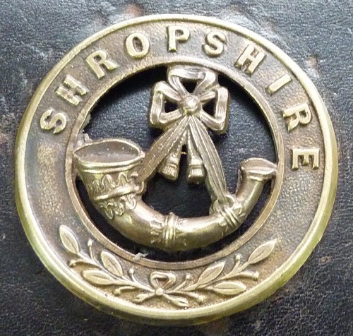 BRITISH ARMY SHROPSHIRE REGIMENT POUCH BELT