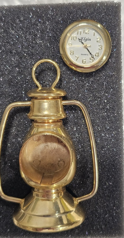Elgin Quartz Miniature Lantern Clock