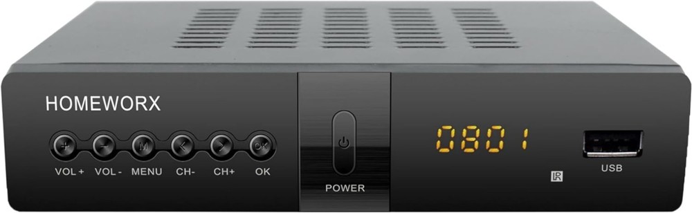 Clear QAM Digital Converter Box with Recording Function