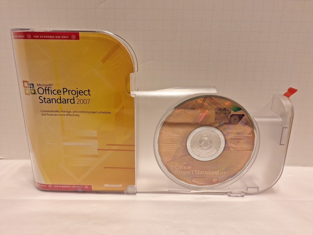 Genuine Microsoft Office Project Standard 2007 Academic Read Desc See Pics