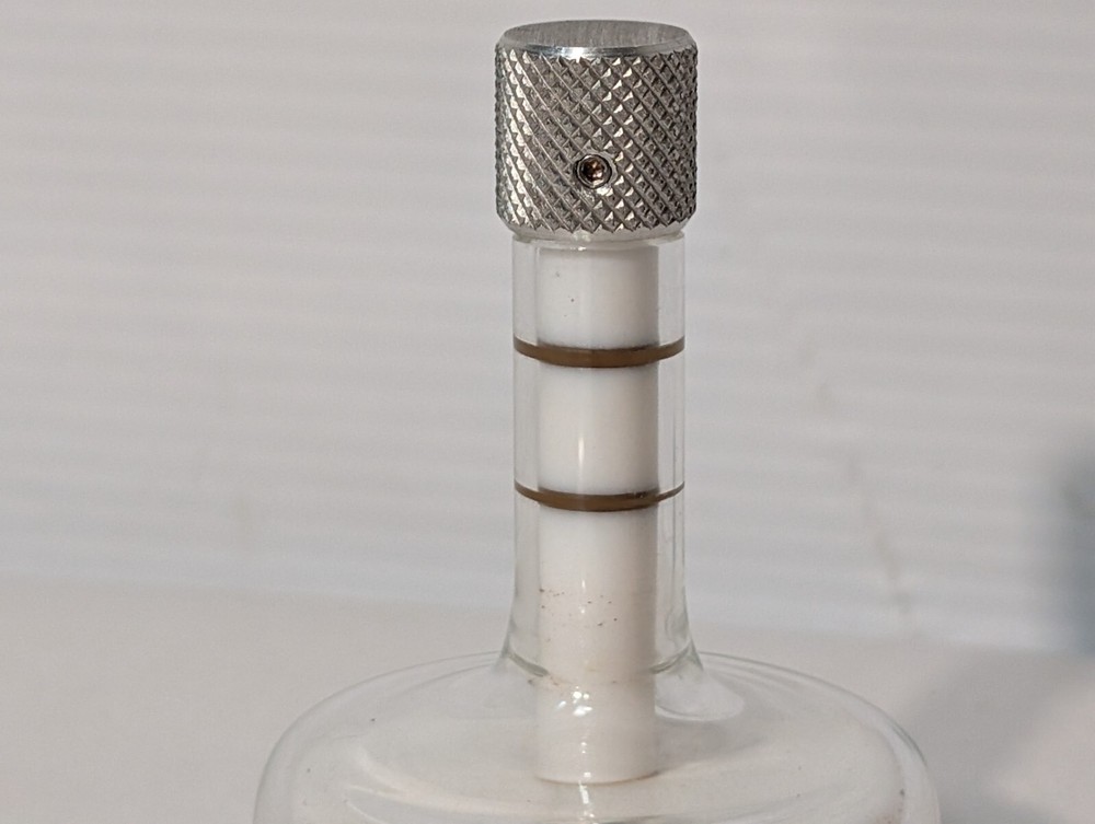 Reaction Vessel Glass Bottom with Collar, 3" Diameter