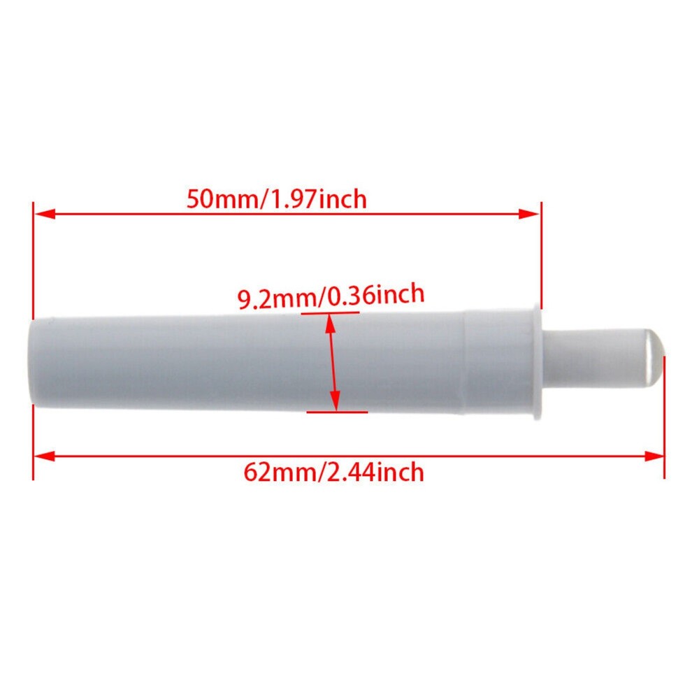 82mm Magnetic Touch Catch Latch Push Open Damper Buffer for Cabinet Door