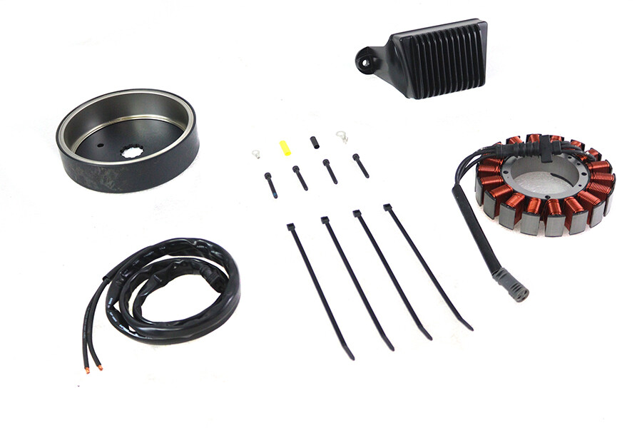 Alternator Charging System Kit 50 Amp fits Harley Davidson