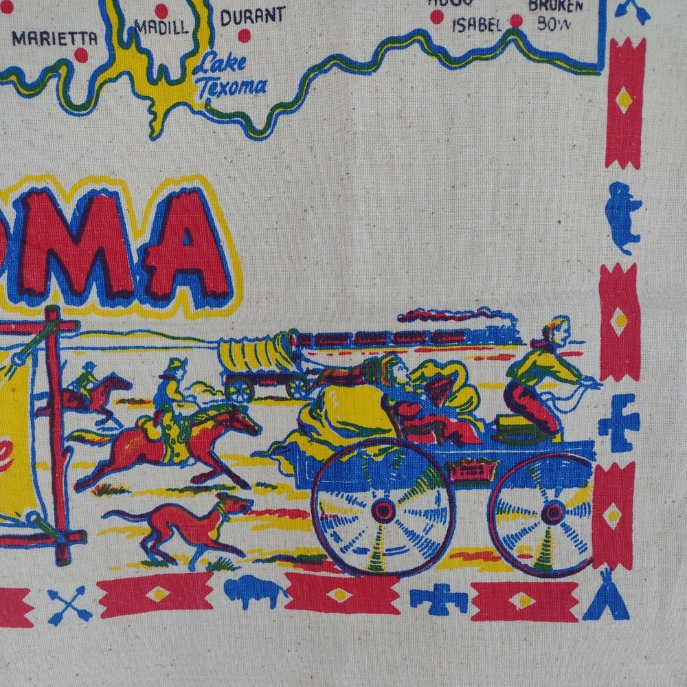 Oklahoma Cactus Cloth Tapestry