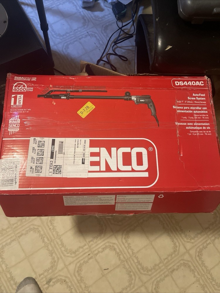SENCO DS440AC Auto-Feed Screw System New in Box