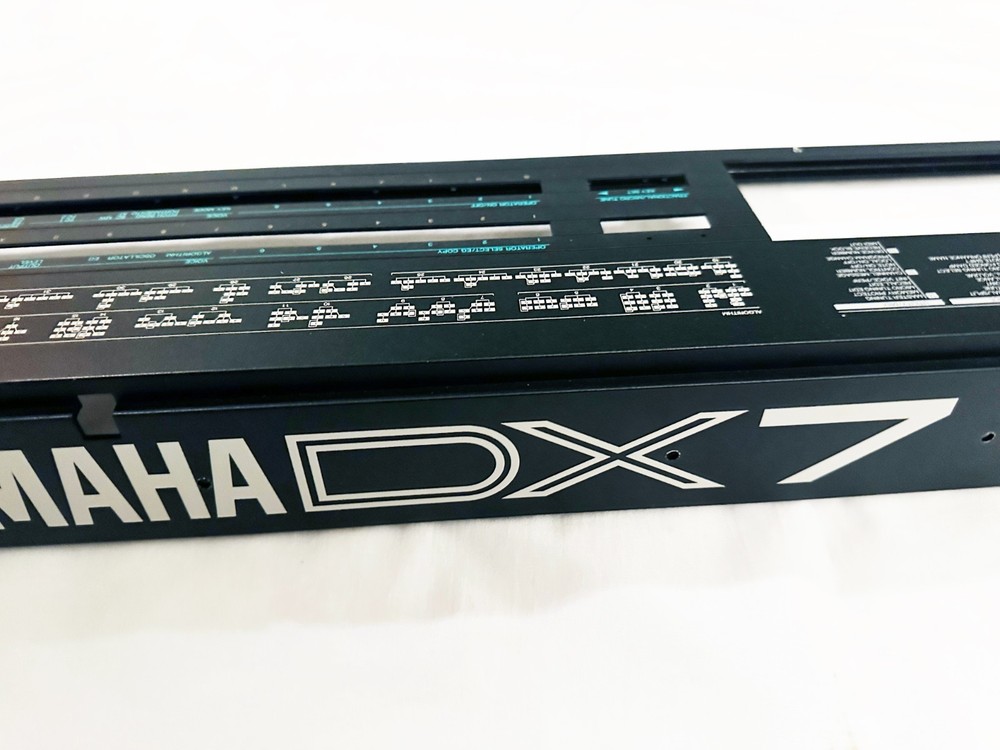YAMAHA DX7 IIFD Original Top Side Frame Panel Unit. Great Condition !