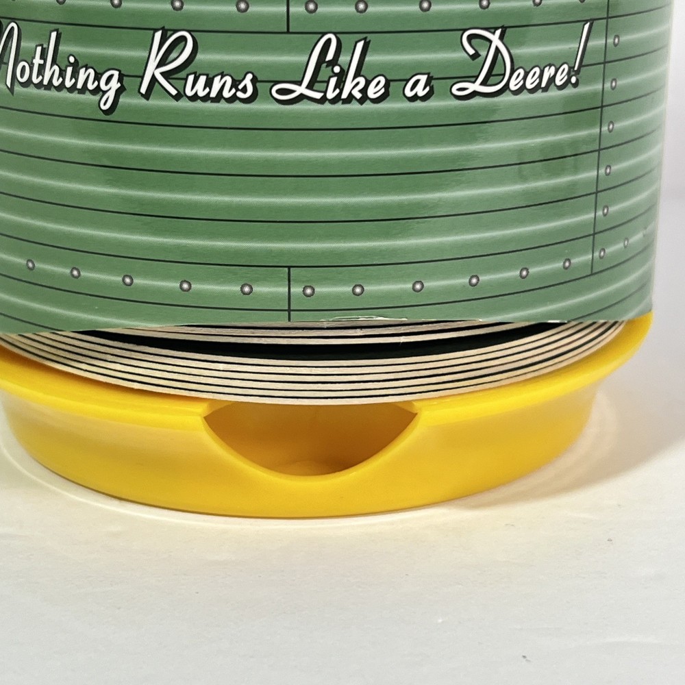 John Deere 'Nothing Runs Like A Deere' Refillable Coaster Dispenser Silo